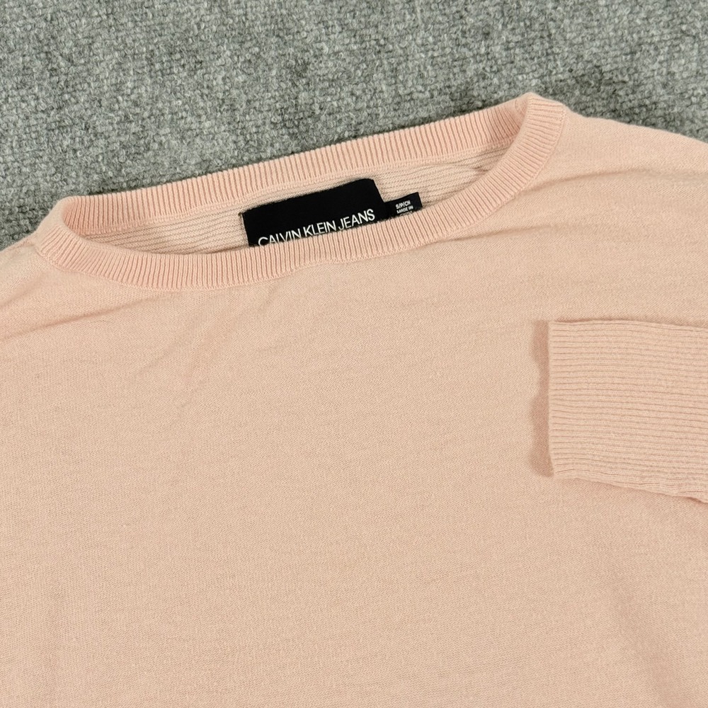 Calvin‎ Klein Jeans Sweater Womens Small Long Sleeve Lightweight Pullover Top